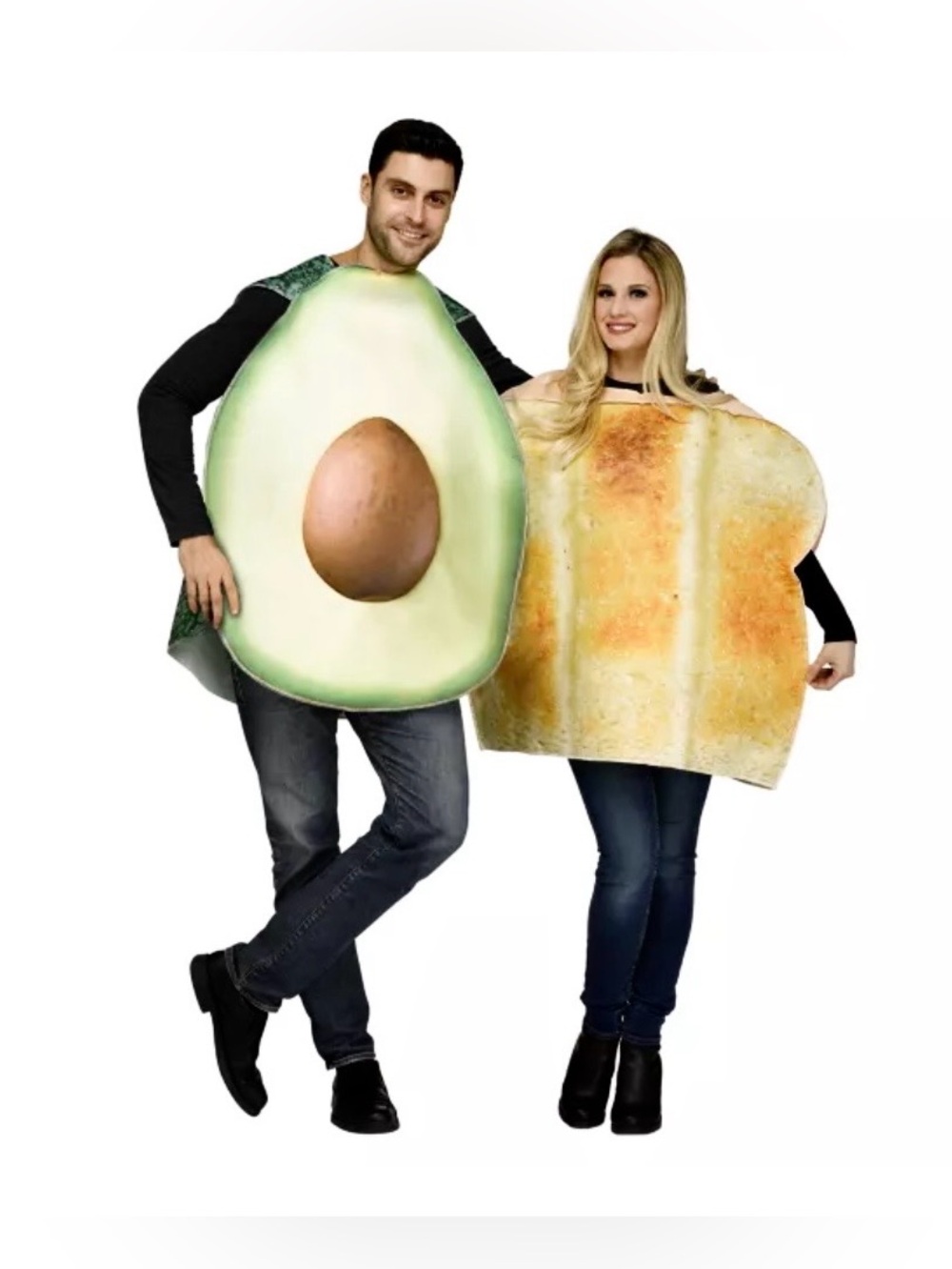 Spirit Adult Avocado And Toast Couples Halloween Costume One Size